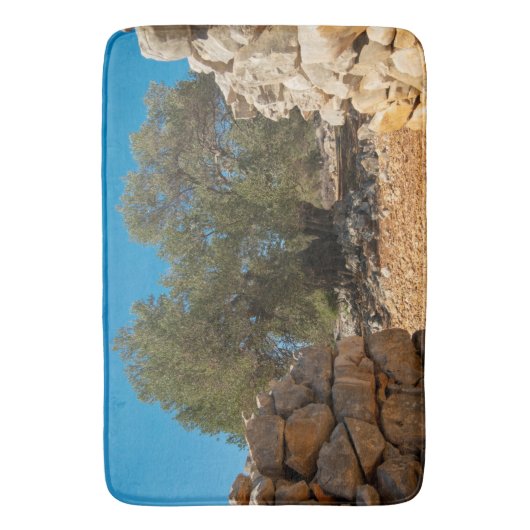 Olivenhaine Badematte (Vorderseite Vertikal)