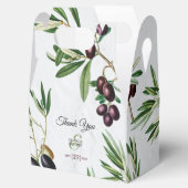 Olivenhaine Blätter Griechische Insel Hochzeit im Geschenkschachtel (Geöffnet)