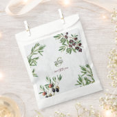 Olivenhaine Blätter Griechische Insel Hochzeit im  Geschenktütchen (Ausgeschnitten)