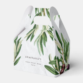 Olivenhaine Blätter Mittelmeerinsel Griechenland Geschenkschachtel