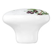 Olivenhaine Blätter Mittelmeerinsel Griechenland Keramikknauf (Seitenansicht)