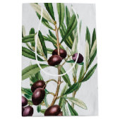 Olivenhaine Blätter Mittelmeerinsel Griechenland Mittlere Geschenktüte (Vorderseite)