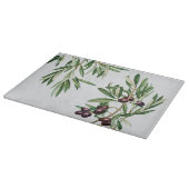 Olivenhaine Blätter Mittelmeerinsel Griechenland Schneidebrett (Ecke)