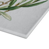 Olivenhaine Blätter Mittelmeerinsel Griechenland Schneidebrett (Ecke)