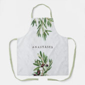 Olivenhaine Blätter Mittelmeerinsel Griechenland Schürze (Vorderseite)