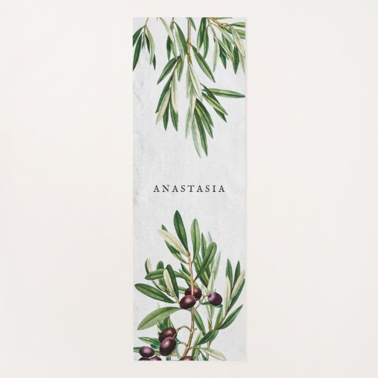 Olivenhaine Blätter Mittelmeerinsel Griechenland Yogamatte (Vorderseite)