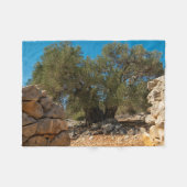 Olivenhaine Fleecedecke (Vorderseite (Horizontal))