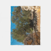 Olivenhaine Fleecedecke (Vorderseite)