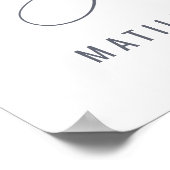 Olivenhaine Hochzeitskarten & Geschenke Budget Poster (Ecke)