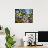 Olivenhaine im Herbst Sonnenlicht Poster (Heimbüro)