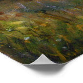 Olivenhaine im Herbst Sonnenlicht Poster (Ecke)