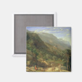 Olivenhaine in Varenna, Comer See, Italien, 1861 ( Magnet (Vorderseite/Rückseite)