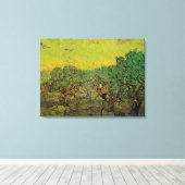 Olivenhaine mit Pickfiguren, Vincent van Gogh Leinwanddruck (Insitu (Holzboden))