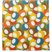 Olivenkreise der 1970er Jahre Duschvorhang (Vorderseite)