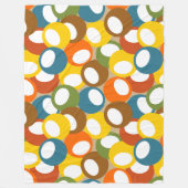 Olivenkreise der 1970er Jahre Fleecedecke (Vorderseite)