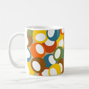 Olivenkreise der 1970er Jahre Kaffeetasse