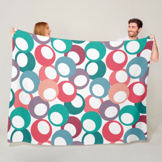 Olivenkreise Fleecedecke (Beispiel)