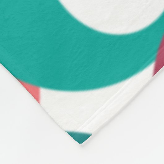 Olivenkreise Fleecedecke (Ecke)