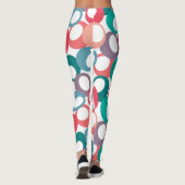 Olivenkreise Leggings (Rückseite)