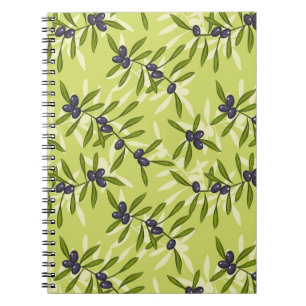 Olivenmuster Notizblock