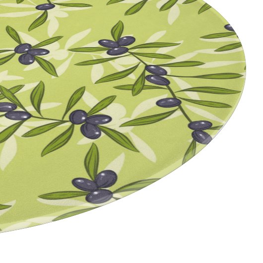 Olivenmuster Schneidebrett (Ecke)