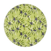 Olivenmuster Schneidebrett (Vorderseite)