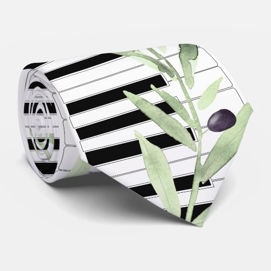 Olivenöl-Ast-Krawatte Krawatte (Gerollt)