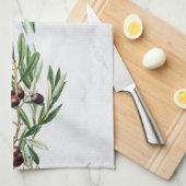 Olivenöl Blätter Griechische Insel Griechische Yia Geschirrtuch (Viertel Falte)