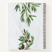Olivenöl Blätter Griechische Insel Griechische Yia Notizblock (Rückseite)