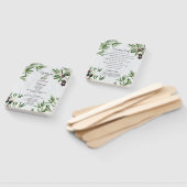 Olivenöl Blätter Griechisches Hochzeitsprogramm Fächer (Non-assembled)