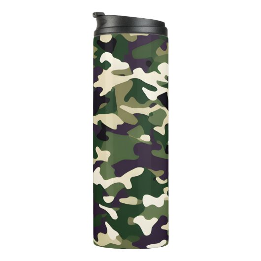 Olivenöl Camouflage Thermosbecher (Nach rechts gedreht)