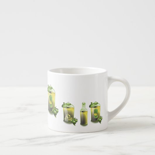 Olivenöl-EVOO für Koch Espressotasse (Rechts)