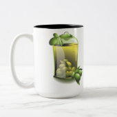 Olivenöl-EVOO für Koch Zweifarbige Tasse (Links)