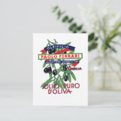 Olivenöl Ferrari Postkarte (Stehend Vorderseite)