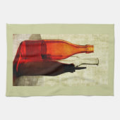 Olivenöl füllt Geschirrtuch ab (Horizontal)