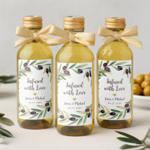Olivenöl-Gastgeschenke Hochzeiten, die mit Liebe F