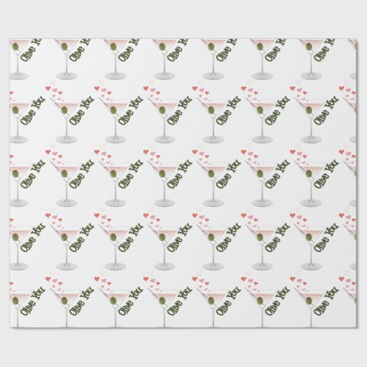 Olivenöl Geschenkpapier (Flach)