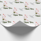 Olivenöl Geschenkpapier (Ecke)