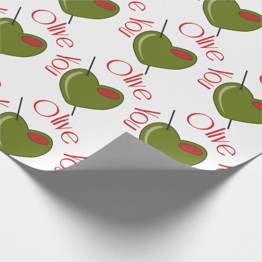 Olivenöl Geschenkpapier (Ecke)