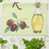 Olivenöl Geschirrtuch (Gefaltet)