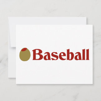 Olivenöl (I Liebe) Baseball
