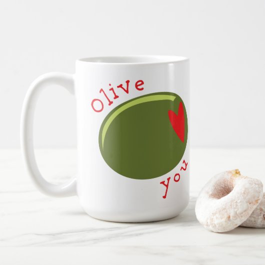 Olivenöl Kaffeetasse (Mit Donut)
