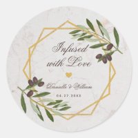 Olivenöl mit Liebe Foliage-Gastgeschenke Hochzeite