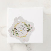 Olivenöl mit Liebe Gold & Foliage Geschenkanhänger (Beispiel)