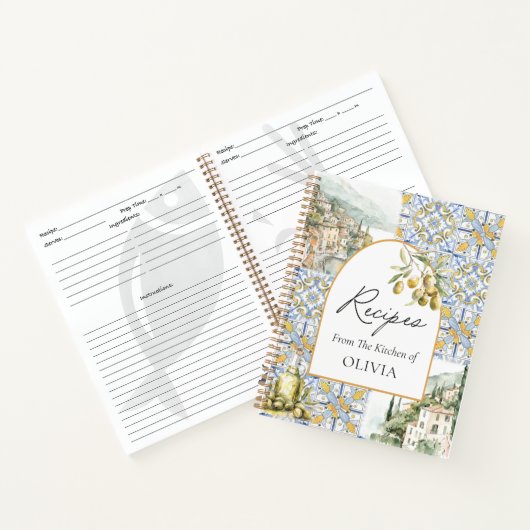 Olivenöl Mittelmeerküste Papten Rezept Buch (Innenseite)