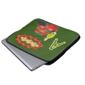 Olivenöl, Oliven, Brot, Tomaten Laptopschutzhülle (Vorne Knopf)
