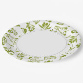 Olivenöl Pappteller (Schrägansicht)