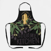 Olivenöl personalisiertes Feinschmecker Schürze (Vorderseite)