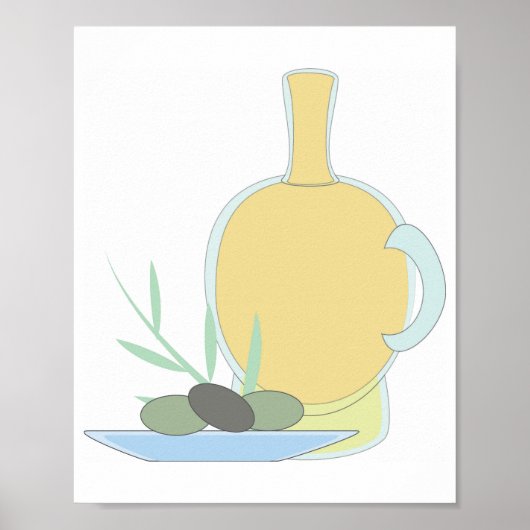 Olivenöl Poster (Vorne)