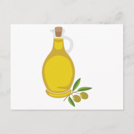 Olivenöl Postkarte (Vorderseite)